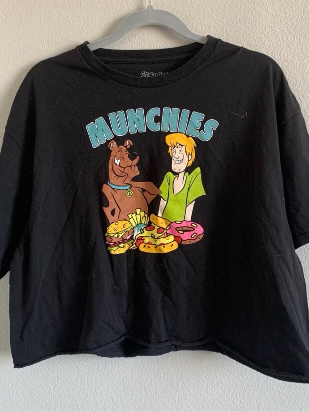 Scooby-Doo Munchies Black Graphic Kids Tee
